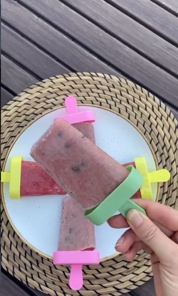 Helados saludables de verano